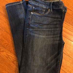 White House Black Market Slim Fit Crop Jeans